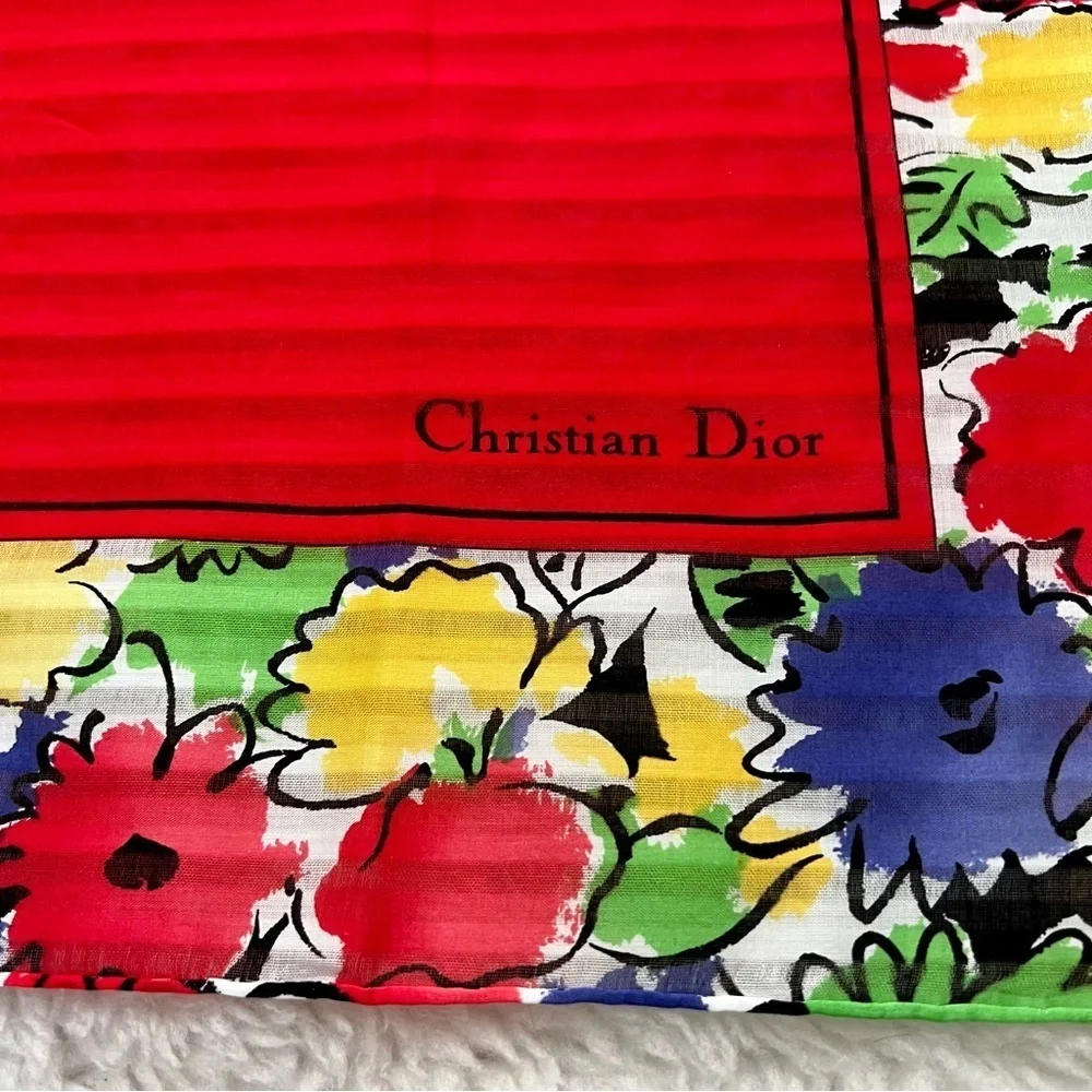 Christian Dior Echarpes Multicolor Shawl/Scarf 27”